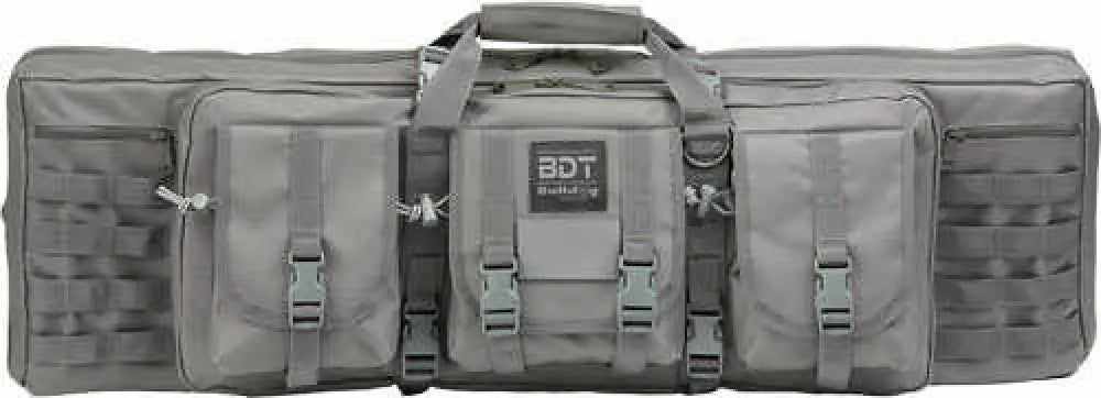 Bulldog 37’’ 2 Gun Tactical Cse 3 Large Accessory Pockets Grey - Bdt6037sg