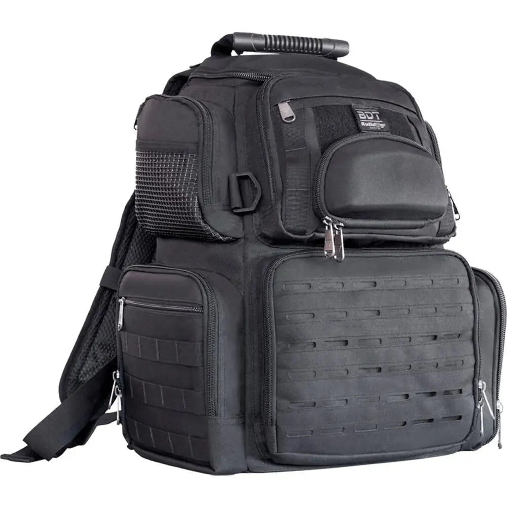 Bulldog Cases Backpacks Medium Tactical Range Handgun Backpack Black Buy at Faith and Freedom Outdoors