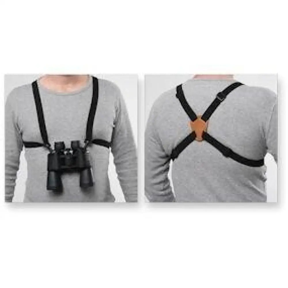 Bulldog Cases Binocular & Harnesses Black Adjustable/stretching Harness with Leather Back Buy at Faith and Freedom