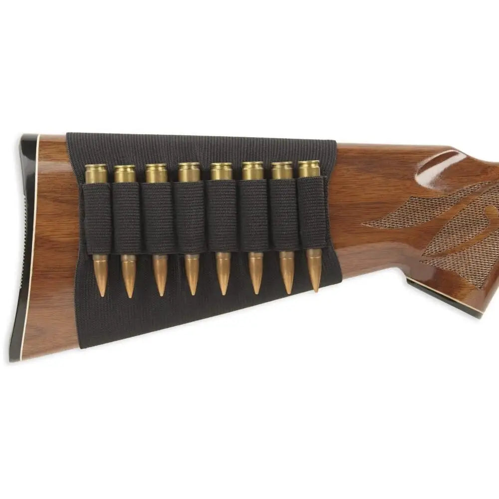 Bulldog Cases Cartridge Holders Butt Stock Rifle Shell Holder Holds 8 Cartridges Black Buy at Faith and Freedom Outdoors