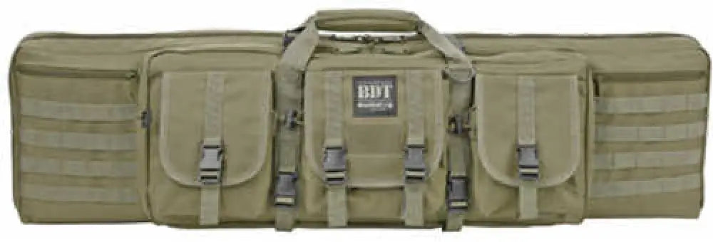 Bulldog Cases Deluxe Tactical Rifle Fits Single Three Front Acc. Pockets Large Main Back Pack St - Bdt35-36g