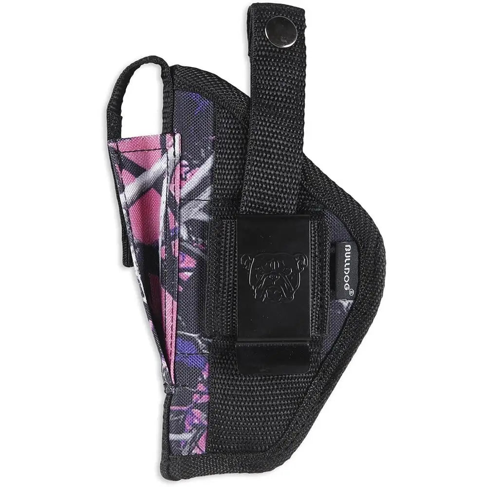 Bulldog Cases Gun Holsters Extreme Handgun Holster with Belt Loop and Clip for Small Frame Revolvers 2-2.5’’ Barrels