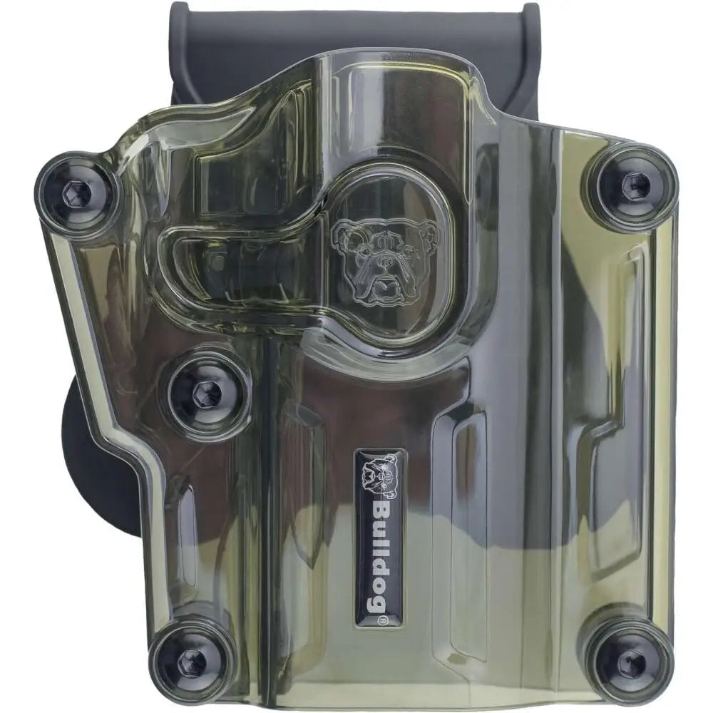 Bulldog Cases Gun Holsters Max Multi-fit Polymer Holster with Paddle-transparent Green Right Hand Buy at Faith