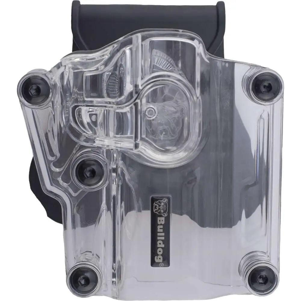 Bulldog Cases Gun Holsters Max Multi-fit Polymer Holster with Paddle-transparent Clear Right Hand Buy at Faith
