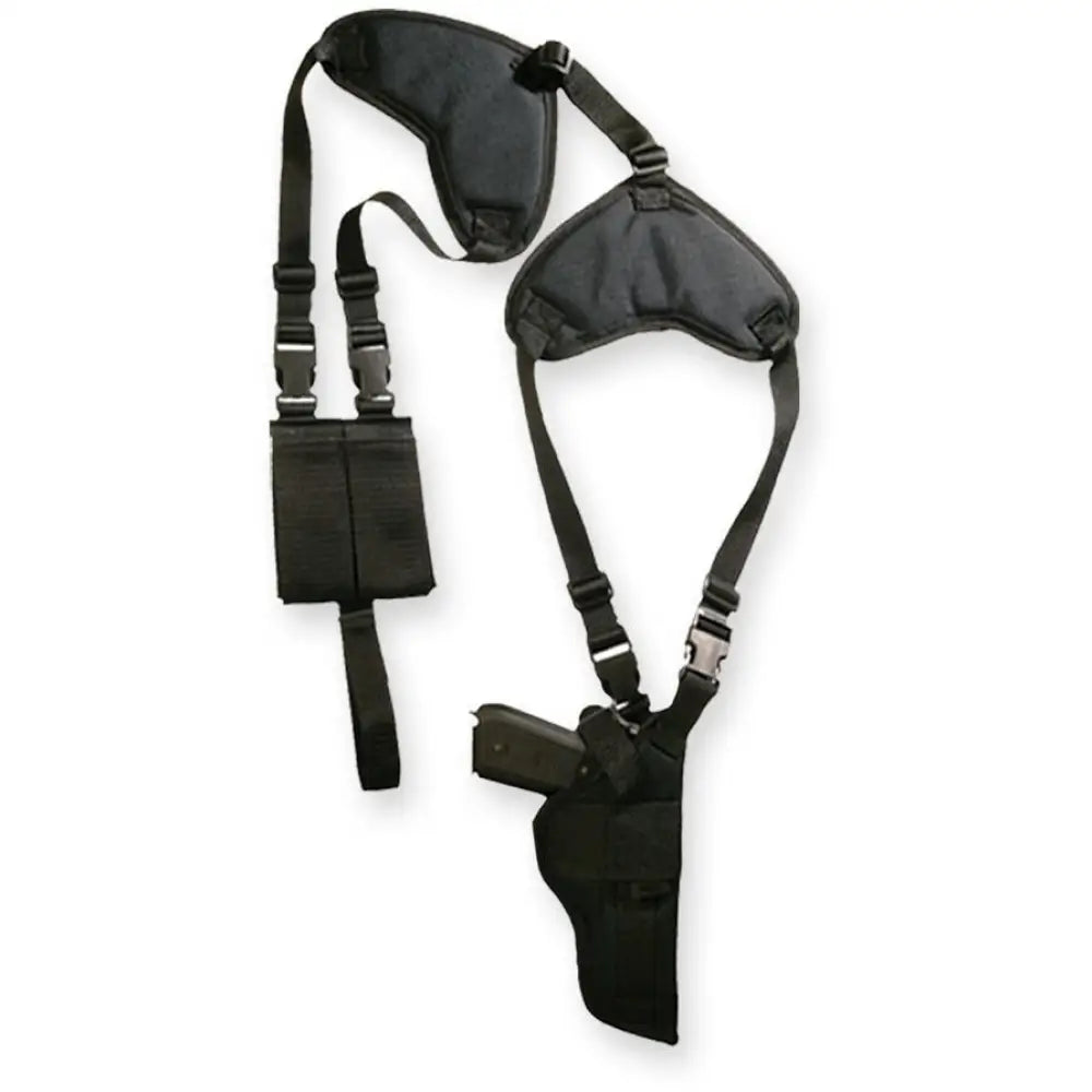 Bulldog Cases Gun & Magazine Combo Holsters Deluxe Shoulder Holster for Standard Autos 2’’ - 4’’ Barrels Black Ambi Buy