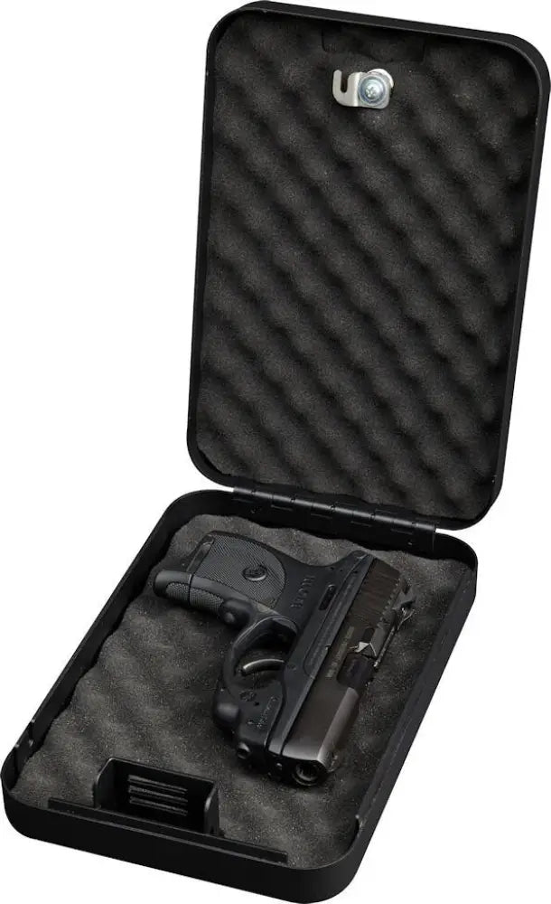 Bulldog Cases Gun Safes & Cabinets Personal Safe with Key Lock Security Cable Buy at Faith and Freedom Outdoors