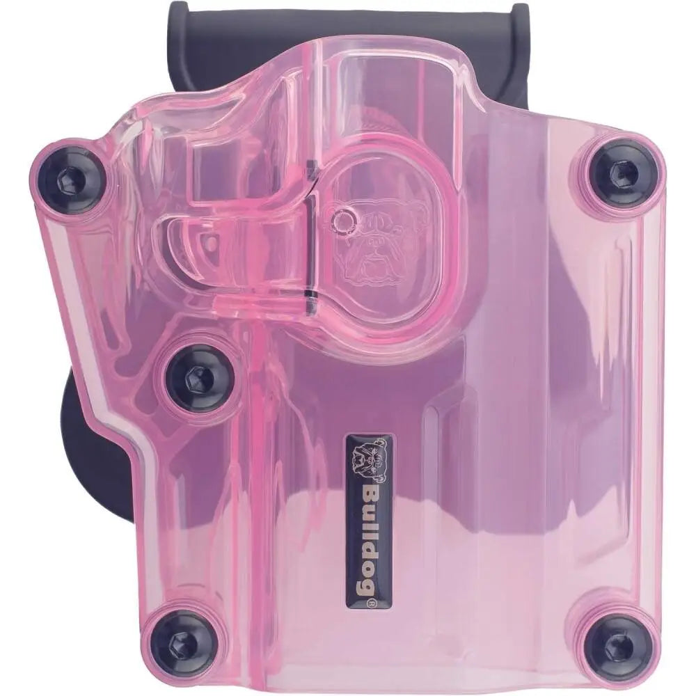 Bulldog Cases Shooting|gun Holsters Max Multi-fit Polymer Holster with Paddle-transparent Pink Right Hand Buy at Faith