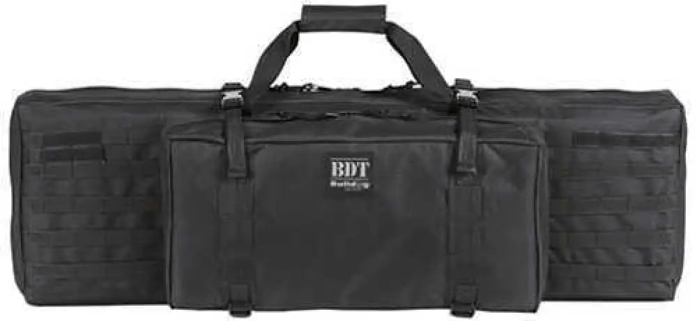 Bulldog Cases Standard Tactical Rifle Fits Single 38’’ Soft Shoulder Strap Large Front Pocket Black - Bdt3038b