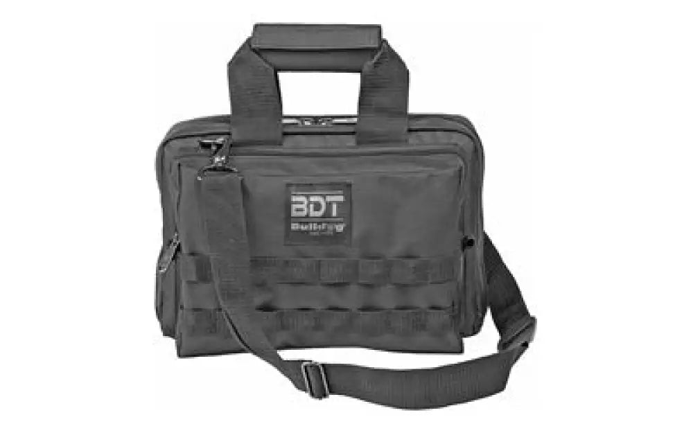 Bulldog Dlx 2 Pistol Range Bag Black Buy at Faith and Freedom Outdoors - Packs & Bags - Range Bag