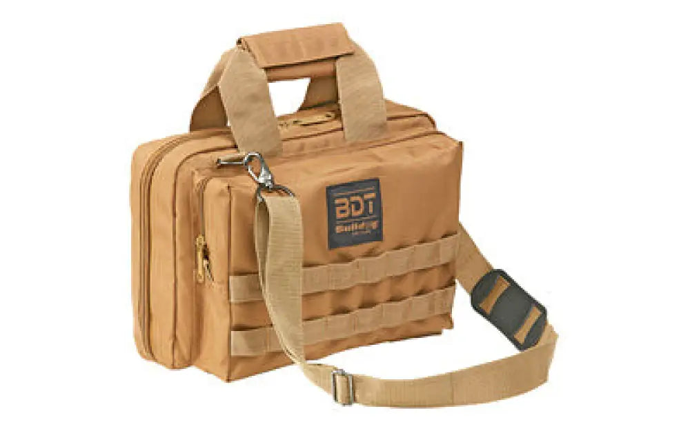 Bulldog Dlx 2 Pistol Range Bag Tan Buy at Faith and Freedom Outdoors - Packs & Bags - Range Bag