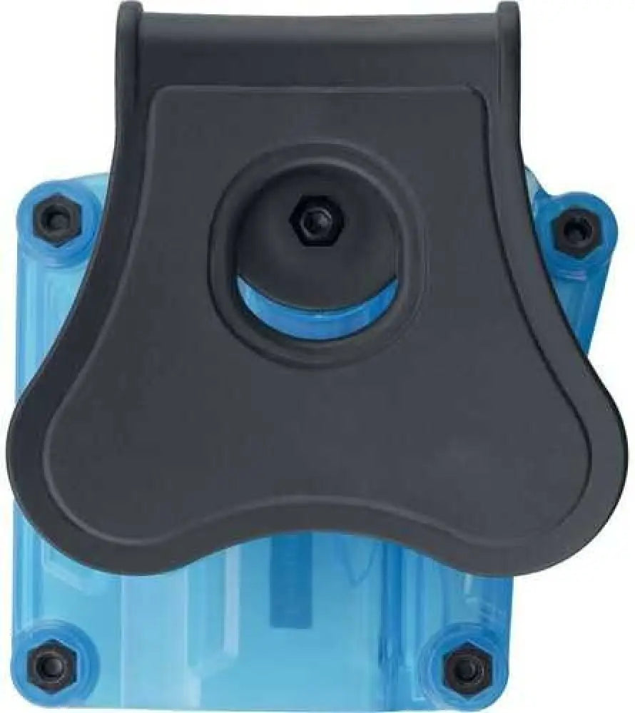 Bulldog Max Multi-fit Polymer Holster W/ Paddle-transparent Blue Rh - Mx-005