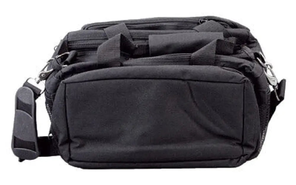 Bulldog Range Bag Dlx with Strap Black Buy at Faith and Freedom Outdoors - Packs & Bags - Range Bag