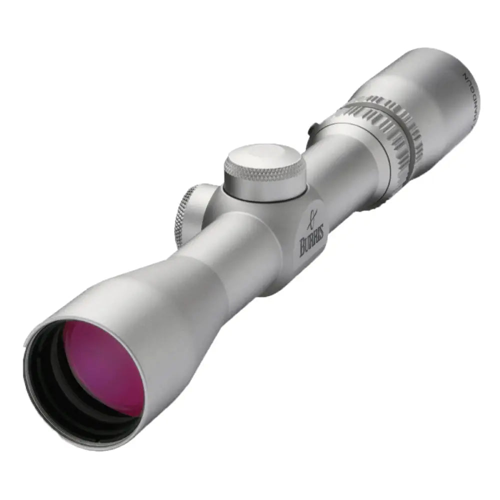 Burris Pistol Scopes Handgun Scope - 2-7x32mm Plex Reticle Nickel Buy at Faith and Freedom Outdoors