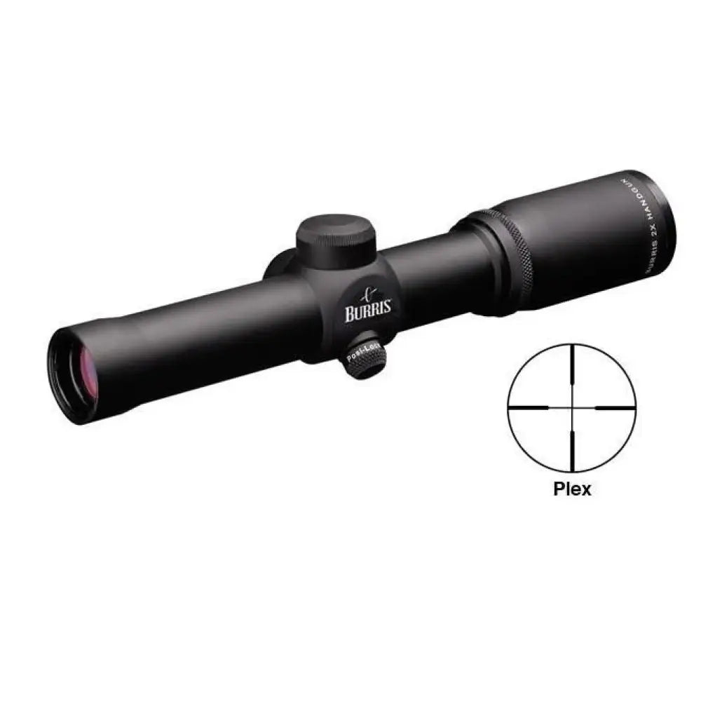 Burris Pistol Scopes Handgun Scope - 2x20mm 1’’ Tube Plex Reticle Matte Buy at Faith and Freedom Outdoors
