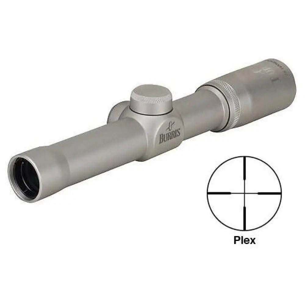 Burris Pistol Scopes Ler Handgun Scope - 2x20mm Plex Reticle Nickel Buy at Faith and Freedom Outdoors