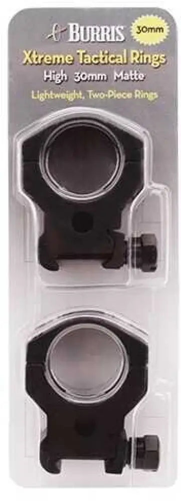 Burris Xtr Tactical Ring 30mm High 2 Piece Matte Finish 420164