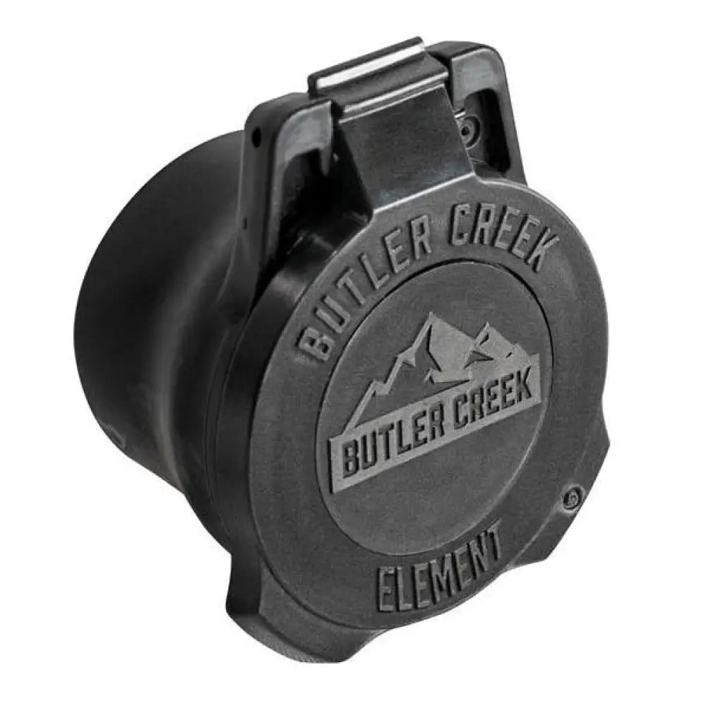 Butler Creek Scope Covers & Sunshades Element Cap Objective 40-44mm - Black (clam) Buy at Faith and Freedom Outdoors