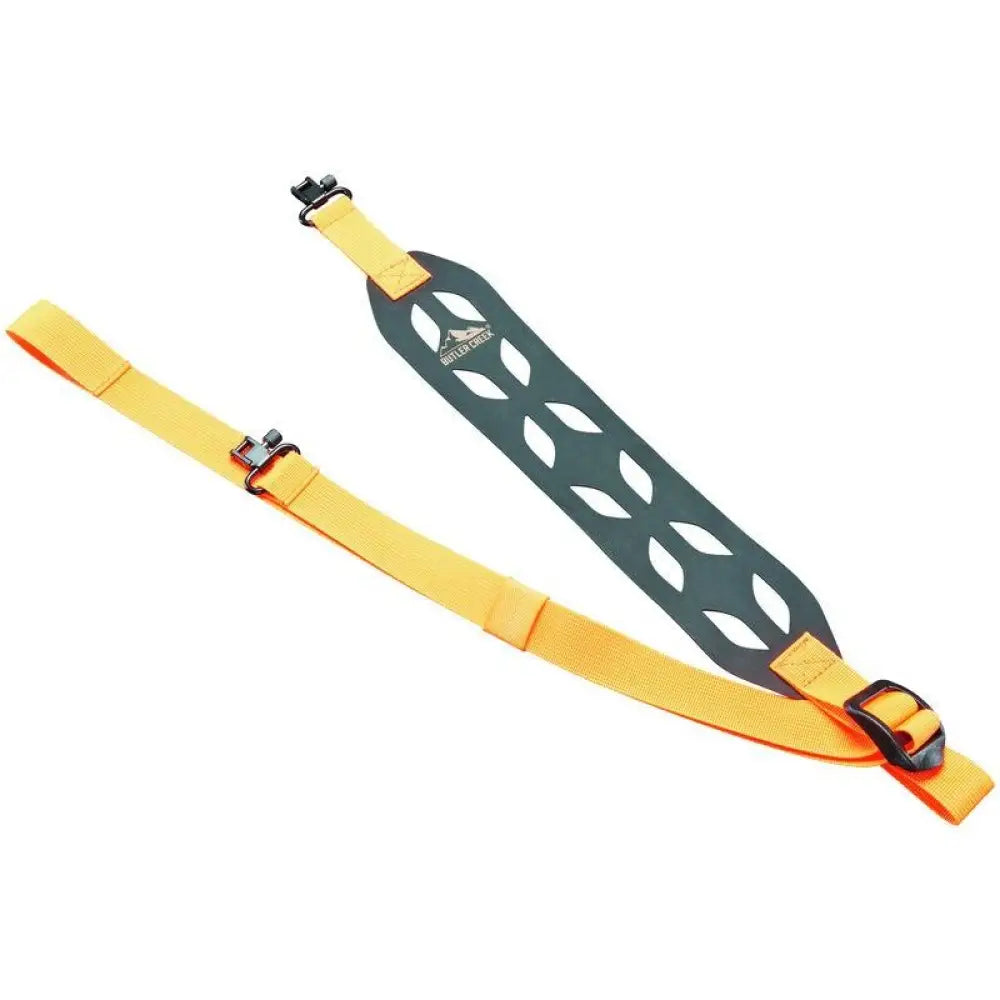 Butler Creek Slings Featherlight Minimalist Sling Black and Orange with Swivels Buy at Faith and Freedom Outdoors
