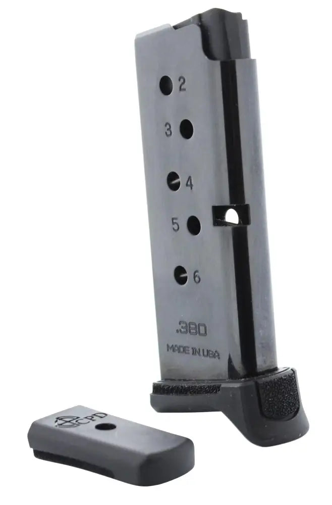 C Products Defense Handgun Magazines C-products Magazine Ruger Lcp1 & Lcp2.380 Acp High Gloss Black Carbon Steel 6/rd