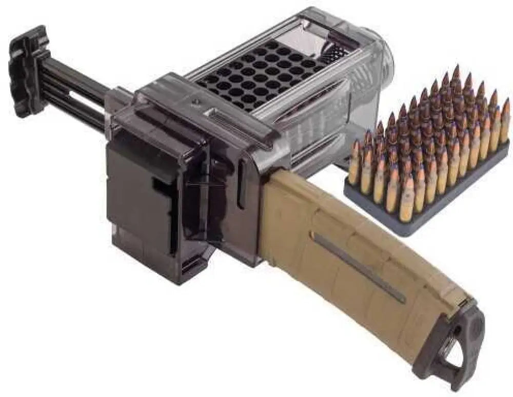 Caldwell Ar-15 Mag Charger 223 Rem,556,204 Ruger 50 Rounds Clear Polycarbonate 397488