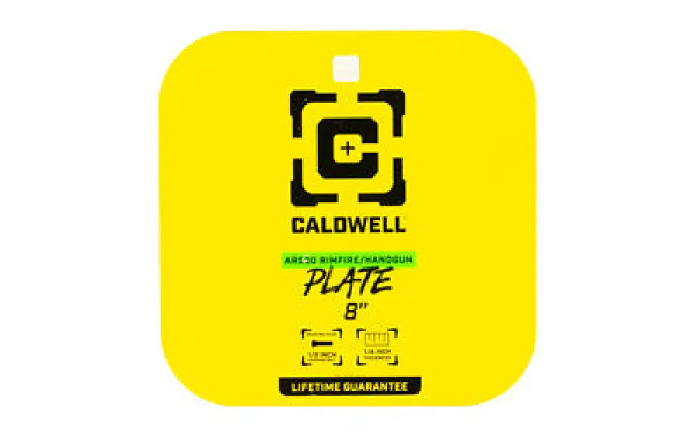 Caldwell Ar500 1/4’’ Rf/hg 8’’ Gong Buy at Faith and Freedom Outdoors - Metal & Plastic Targets - Target