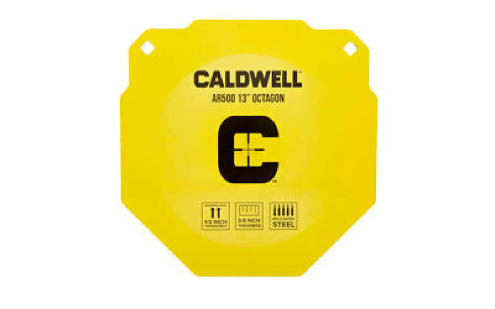 Caldwell Ar500 13’’ Octagon Buy at Faith and Freedom Outdoors - Metal & Plastic Targets - Target