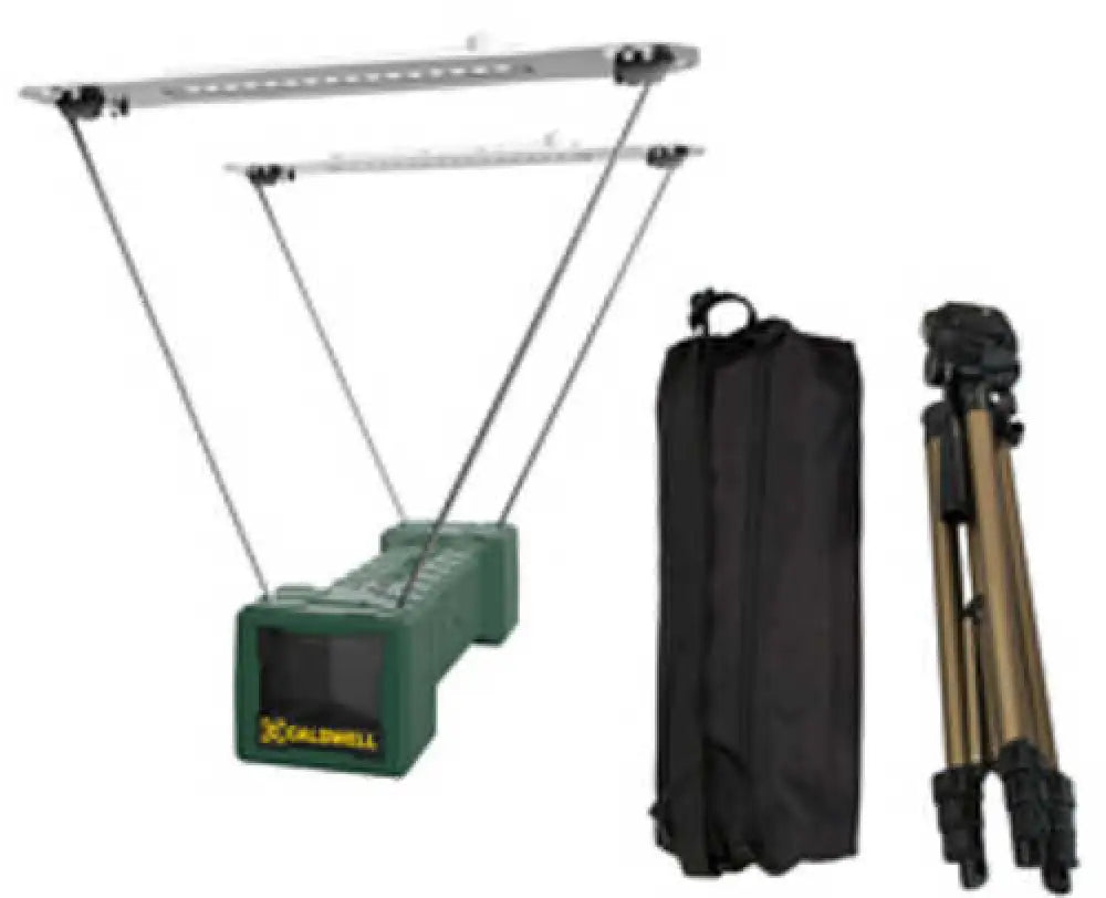 Caldwell Precision Chrono Kit Chronograph Bluetooth Enabled Extra Wide Sun Screen Green Includes 2 Screens Carry Cas