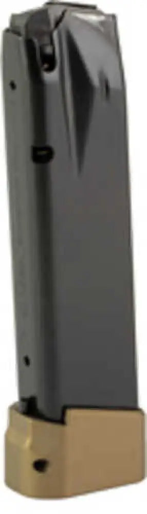 Canik Magazine 9mm 21 Rounds (18rd Mag with +3 Extension) Fits Tti Combat Full Size Black Bronze Extension - Ma2363