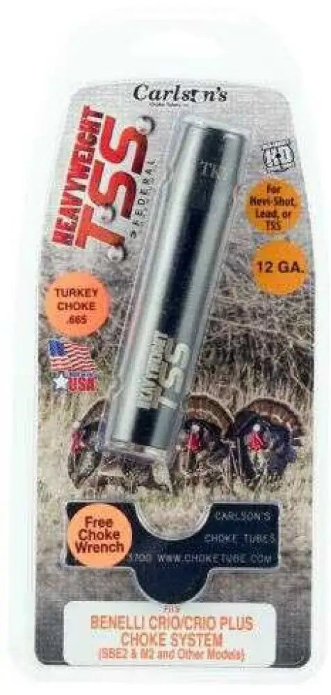 Carlsons Benelli Crio Plus Tss Turkey Choke Tube 12 Gauge 0.665’’ Extended Matte Blue - 38015
