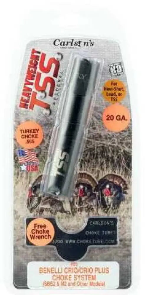 Carlsons Benelli Crio Plus Tss Turkey Choke Tube 20 Gauge 0.555’’ Extended Matte Blue - 38018
