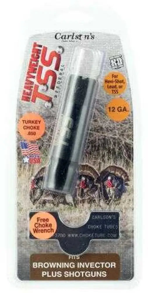 Carlsons Browning Invector Plus Tss Turkey Choke Tube 12 Gauge 0.650’’ Extended Matte Blue - 38021