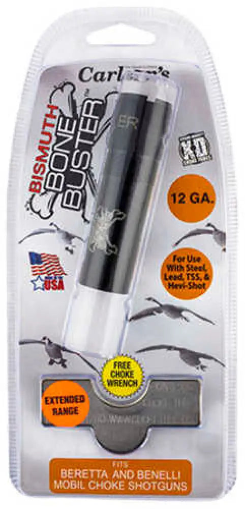 Carlson’s Choke Tubes 09201 Bismuth Bone Buster Benelli/beretta Mobilchoke 12 Gauge Extended Range 17-4 Stainless Steel