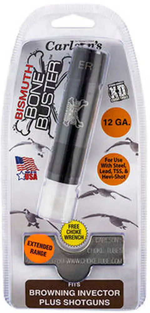 Carlson’s Choke Tubes 09205 Bismuth Bone Buster Browning Invector-plus 12 Gauge Extended Range 17-4 Stainless Steel