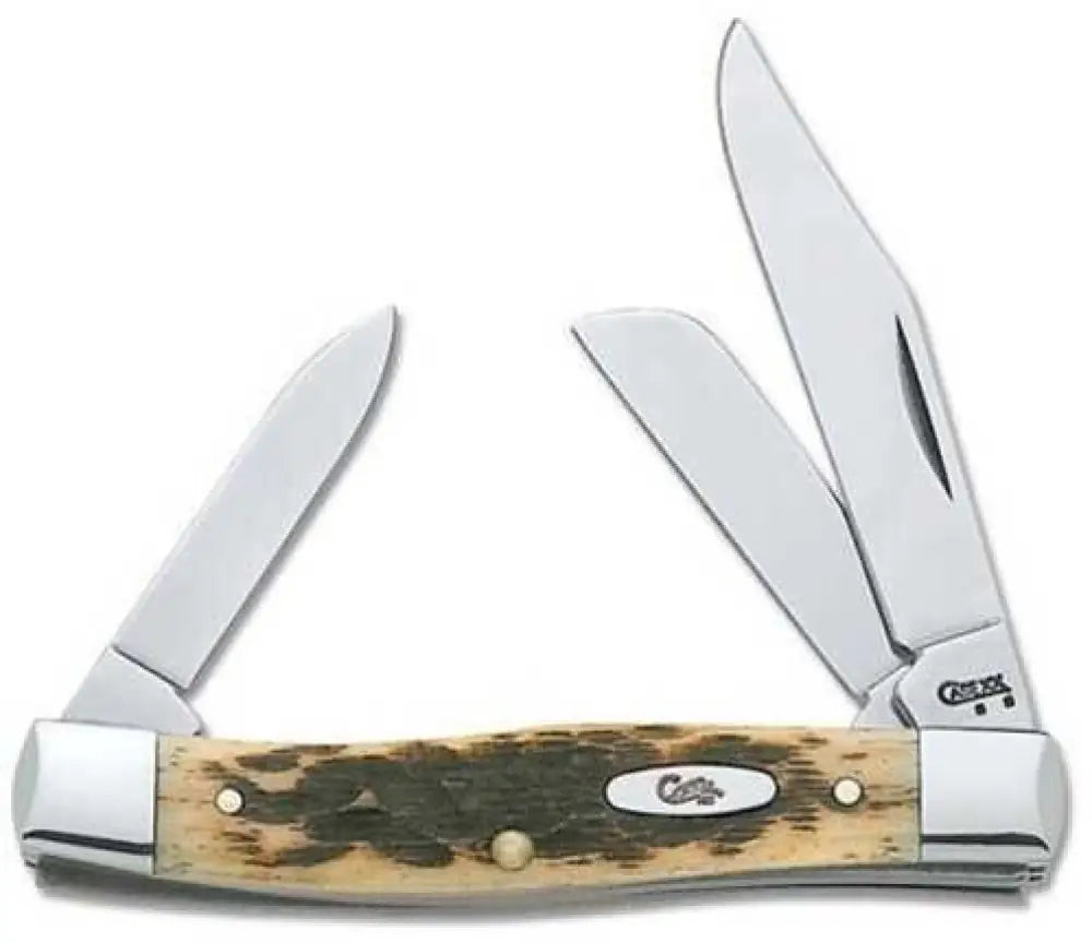 Case Cutlery Amber Series 63032 Cv Medium Stockman 00079 - 79