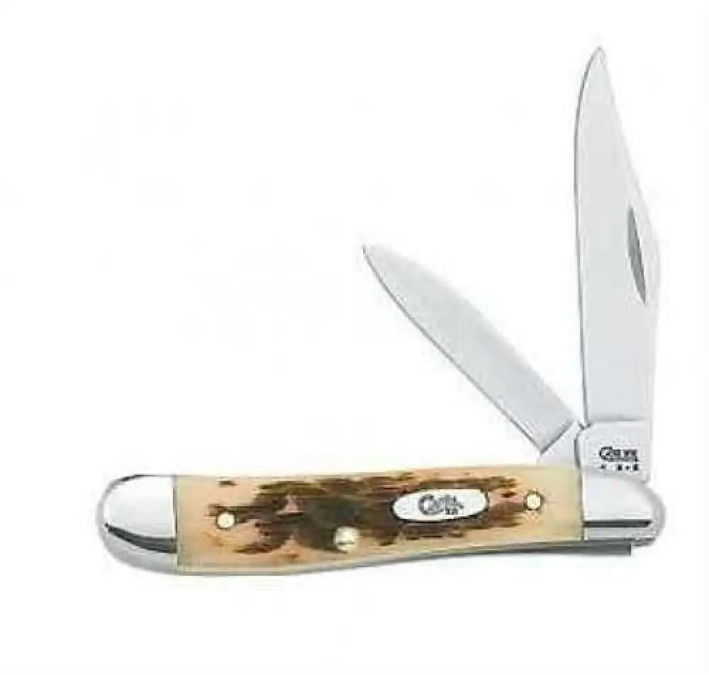 Case Cutlery P-nut 2bl 27/8’’ Amber Bone 45
