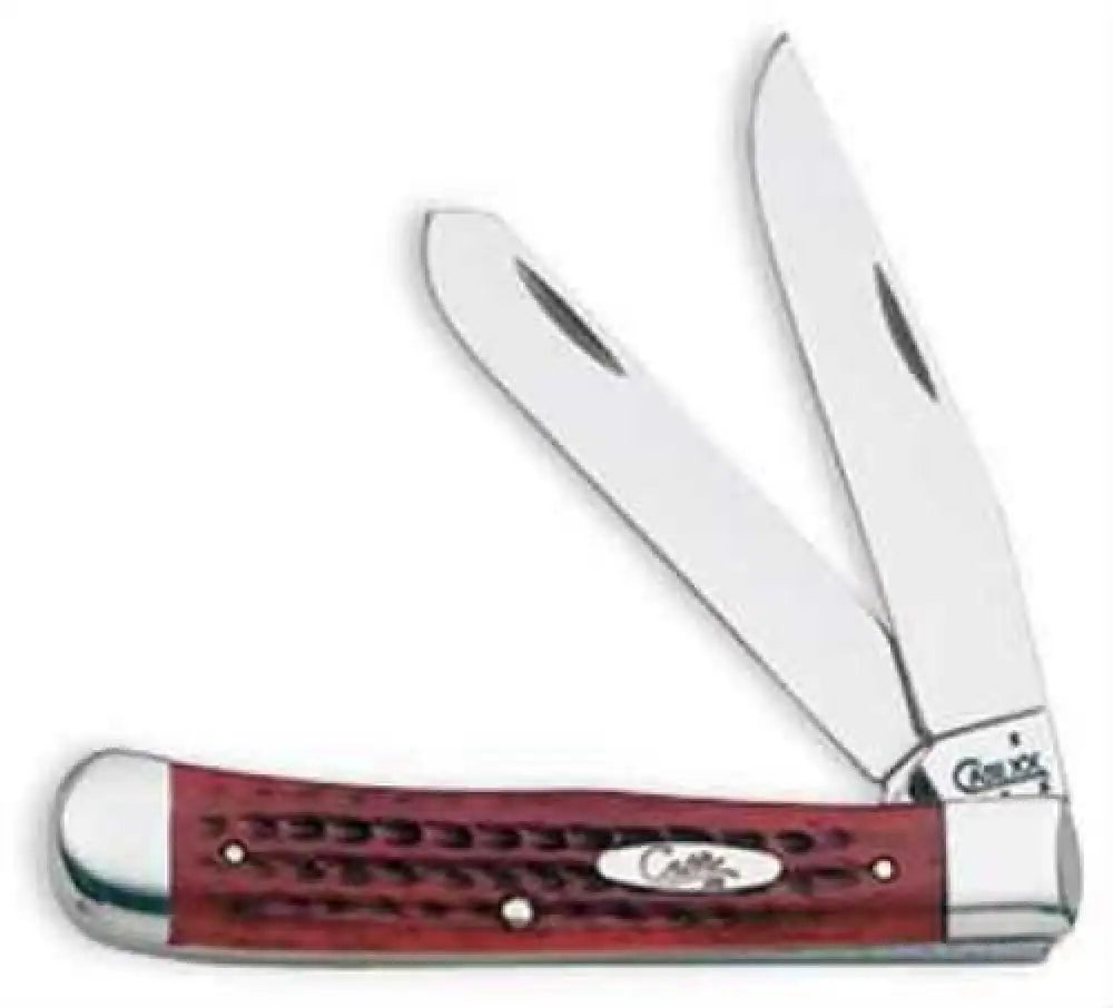 Case Cutlery Worn Old Red Series 6254 Stainless Steel Pocket Trapper 00783 - 783
