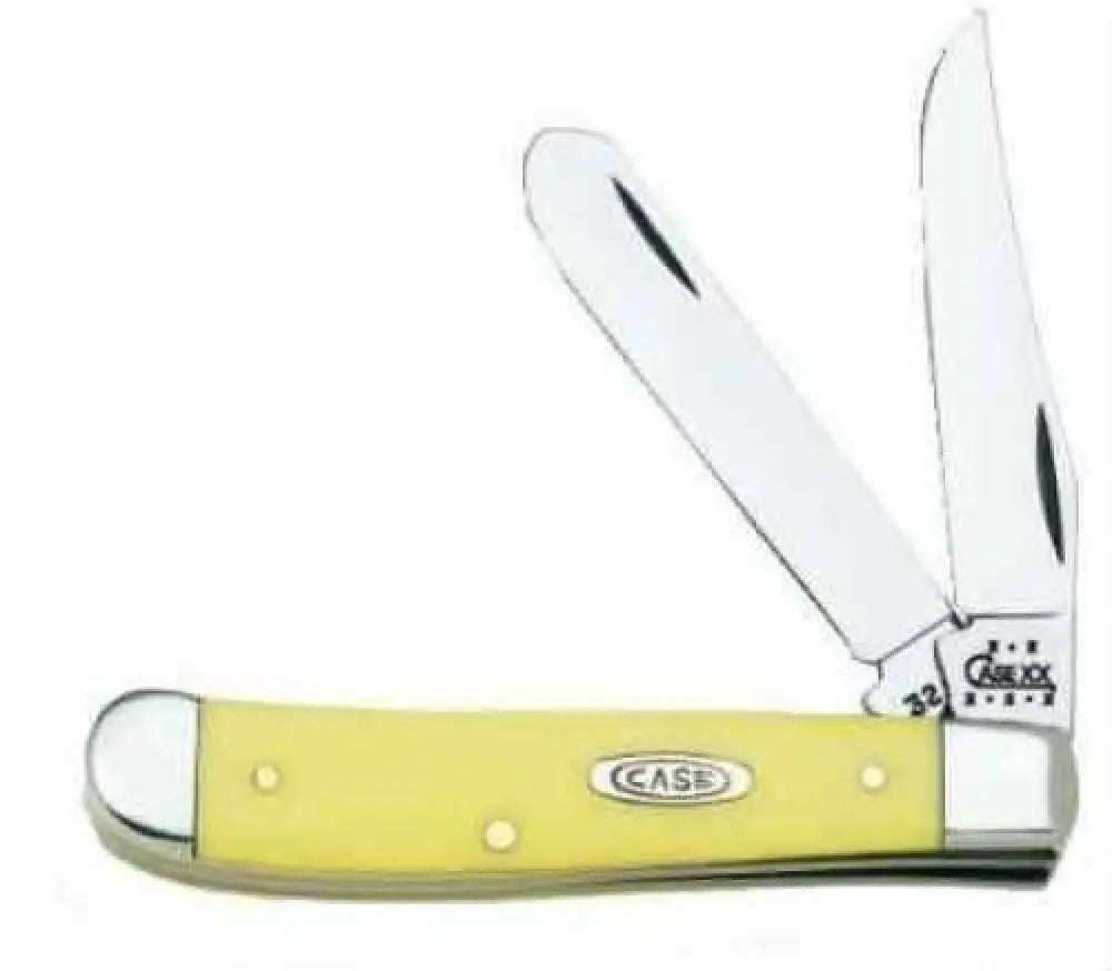 Case Cutlery Yellow Handle Series 3207 Cv Mini Trap 00029 - 29