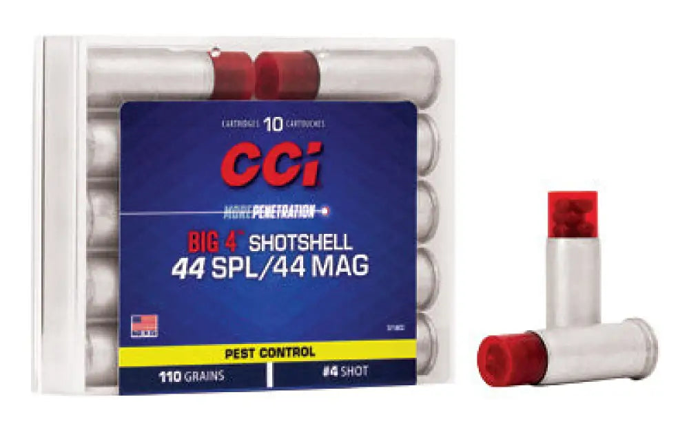 Cci 44spl/mag #4 Shotshell10/200 Buy at Faith and Freedom Outdoors - Shotshell