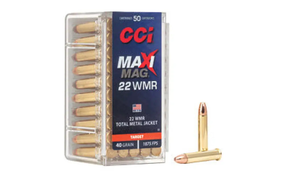 Cci Maxi-mag 22wmr Tmj 50/2000 Buy at Faith and Freedom Outdoors - Total Metal Jacket