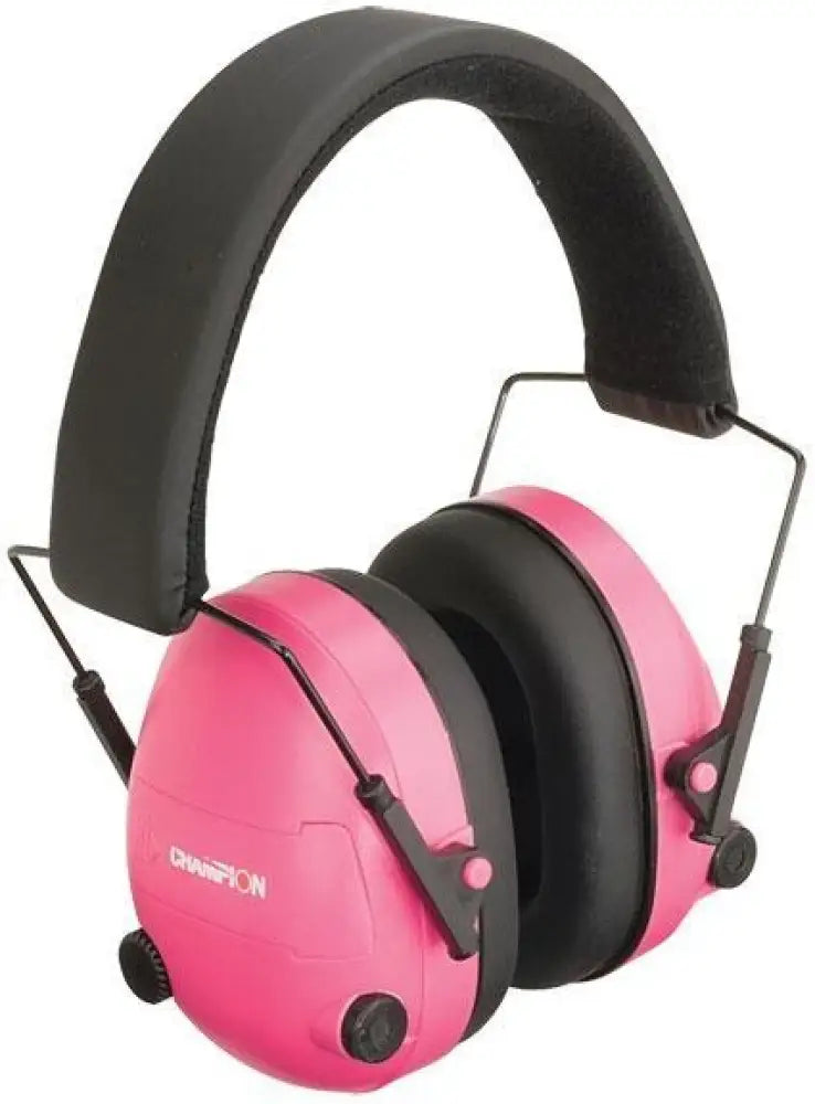 Champion Ear Muffs Electronic - Pink Buy at Faith and Freedom Outdoors