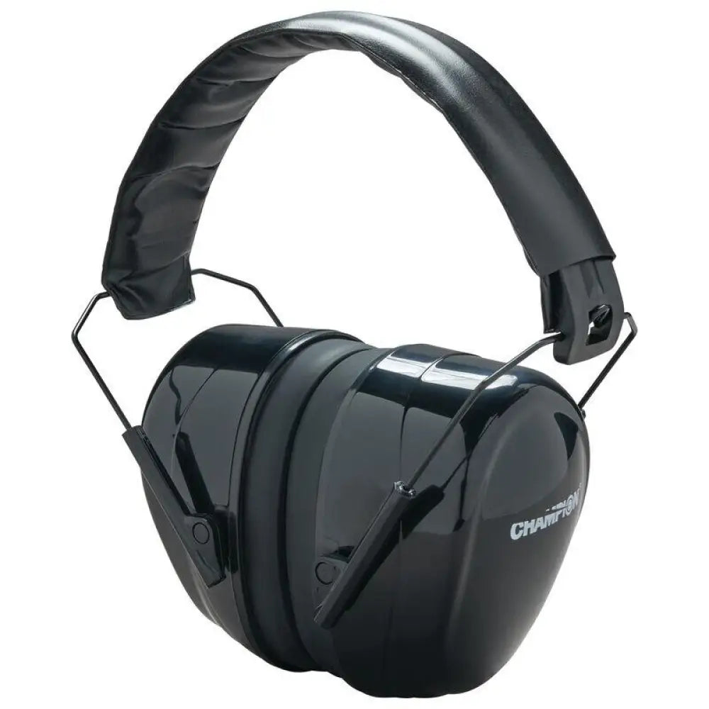 Champion Ear Muffs Passive 27db Black Clam Buy at Faith and Freedom Outdoors