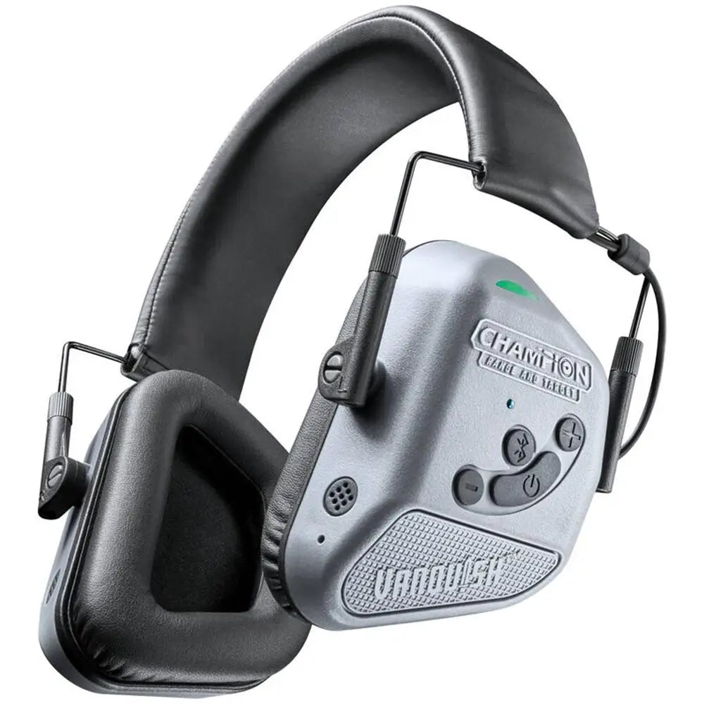 Champion Ear Muffs Vanquish Electronic Hearing Protection 21db Grey Buy at Faith and Freedom Outdoors