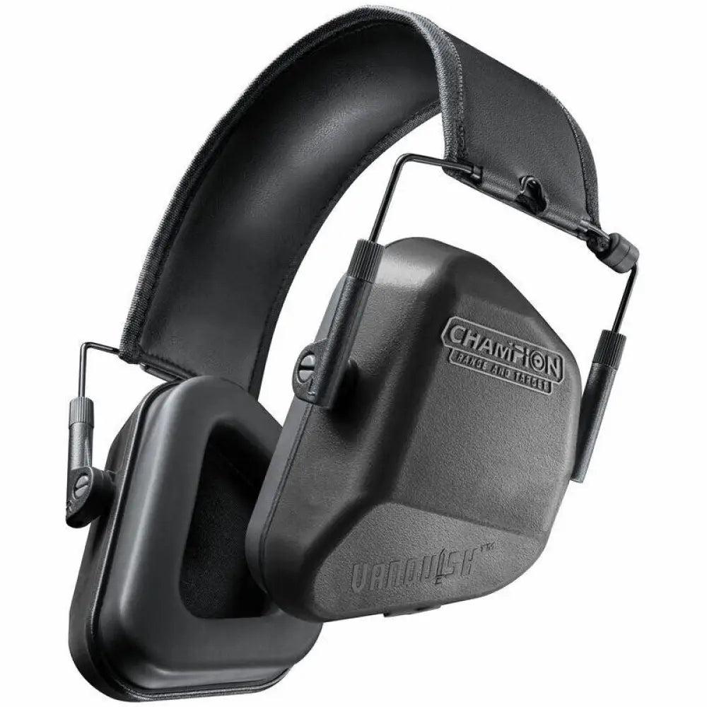 Champion Ear Muffs Vanquish Passive 24 Nrr Black Buy at Faith and Freedom Outdoors
