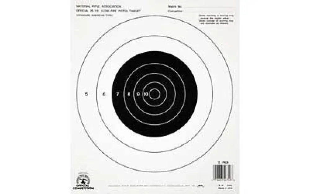 Champion Nra B16 25yd Pistol S/f 100pk Buy at Faith and Freedom Outdoors - Paper Targets - Target