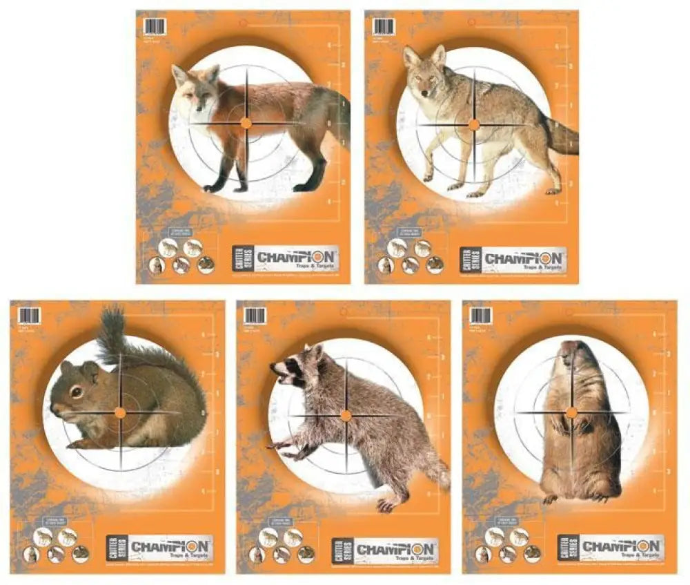 Champion Paper Targets Critter Series - 11’’ x 14’’ 10/pack Buy at Faith and Freedom Outdoors