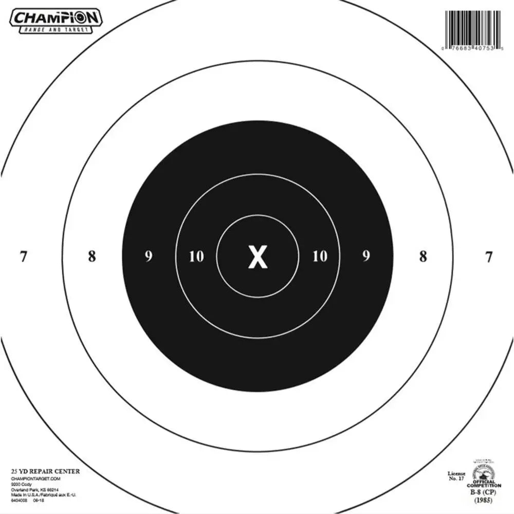 Champion Paper Targets Official Nra Gb-8(cp) 25 Yd Timed and Rapid Fire 12/ct Buy at Faith and Freedom Outdoors