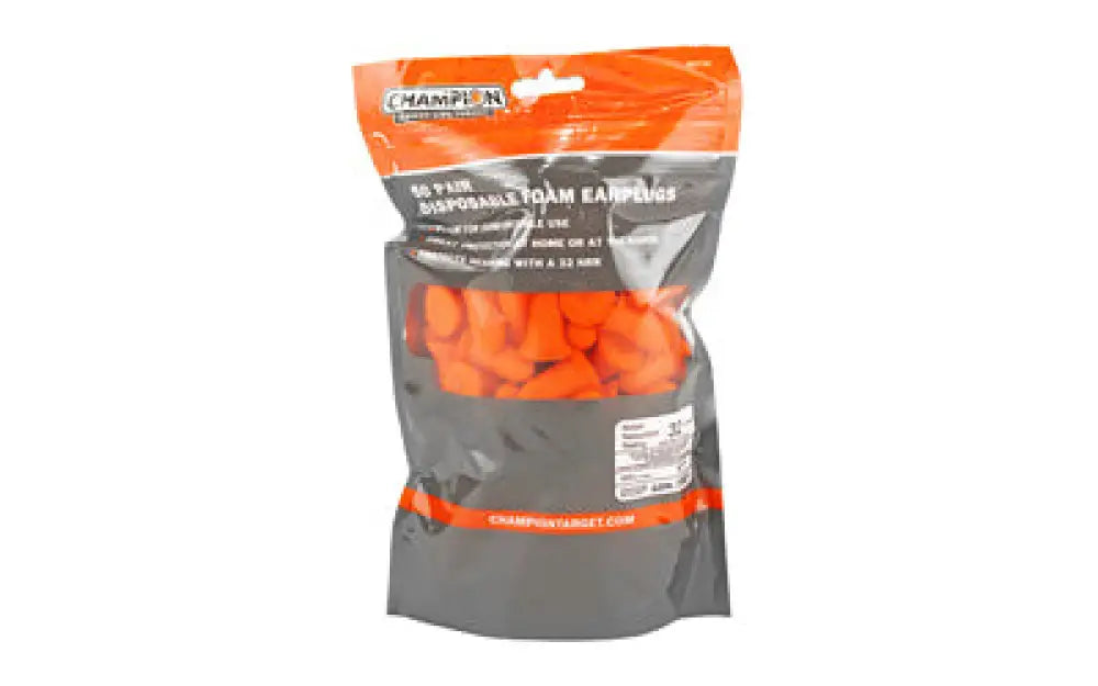 Champion Shooting Foam Plugs 50 Ct Buy at Faith and Freedom Outdoors - Ear Protection - Plug