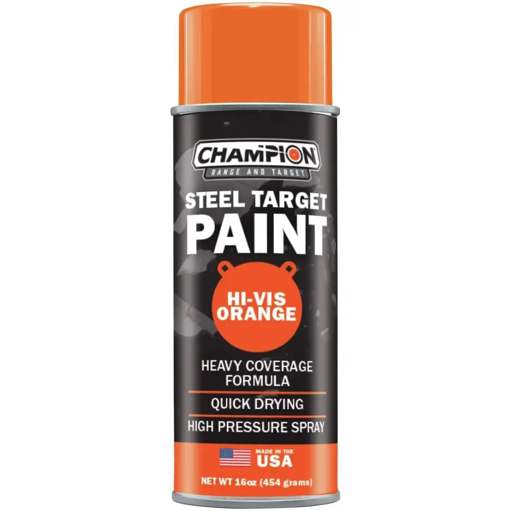 Champion Steel Targets Championar500 Spray Paint 16oz Orange Buy at Faith and Freedom Outdoors