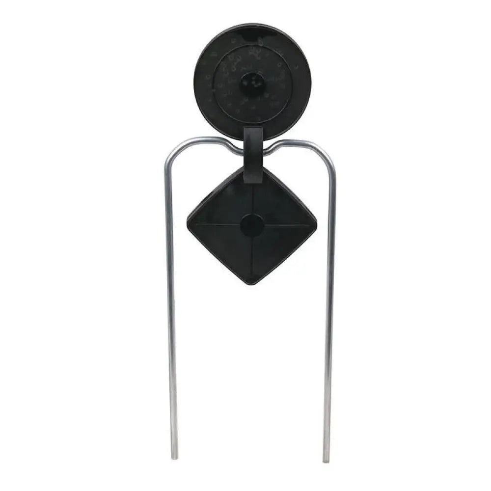 Champion Steel Targets Duraseal Spinner Target Double Gong Black Buy at Faith and Freedom Outdoors