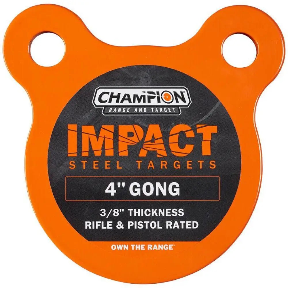 Champion Steel Targets Impact Gong Target 4’’ Round Buy at Faith and Freedom Outdoors